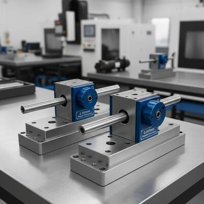 Precision Axis Fixtures met 0,005mm Repeat Accuracy 18KN Locking Force en Double Fixtures voor CNC-bewerking