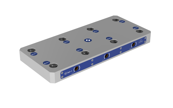 Snel verwisselbare CNC-armatuurklemmen 0,005 mm nulpunt in CNC-machinehandleiding