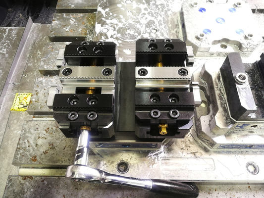 3 kg as armaturen 50 mm klembereik 4-assige bankschroef roestvrij staal