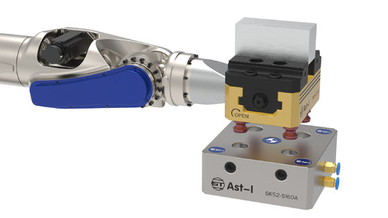 Hardstalen pneumatische nulpuntsklempallet 0,005 mm 4,0 kg